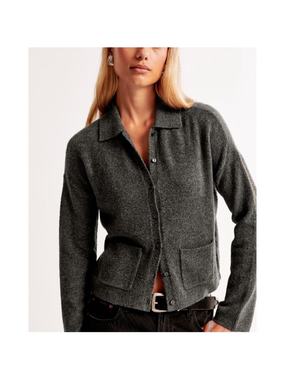 Abercrombie collared cardigan